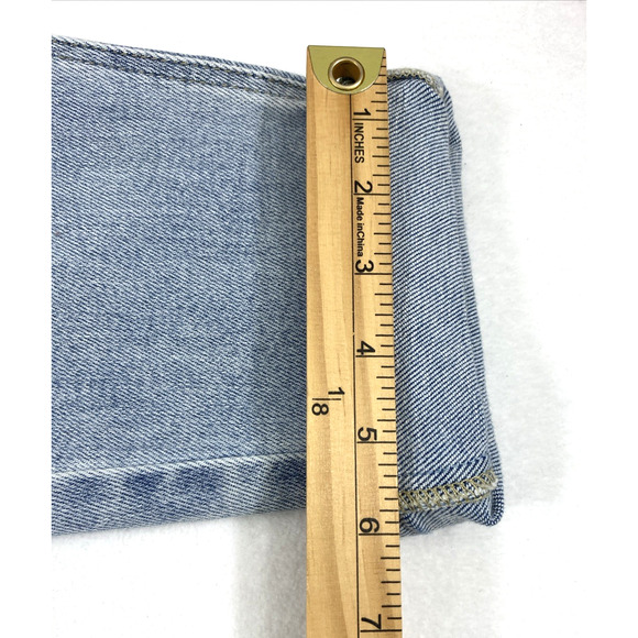 Judy Blue Jogger Jeans Womens Sz 30 Light Wash Denim Big Pockets Hi Rise Roll Up - Picture 14 of 15